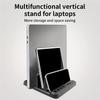 Vertical Laptop Stand Plastic Portable Macbook/Tablet/Phone Holder Universal Storage Rack Notebook Dock Space Save Accessory