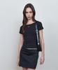 Kyuliti C Cable Boat-Neck T-Shirt_Black