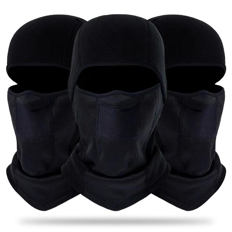 Fleece Balaclava Face Mask Winter Cycling Skiing Hiking Windproof Warm Unisex Outdoor Gear