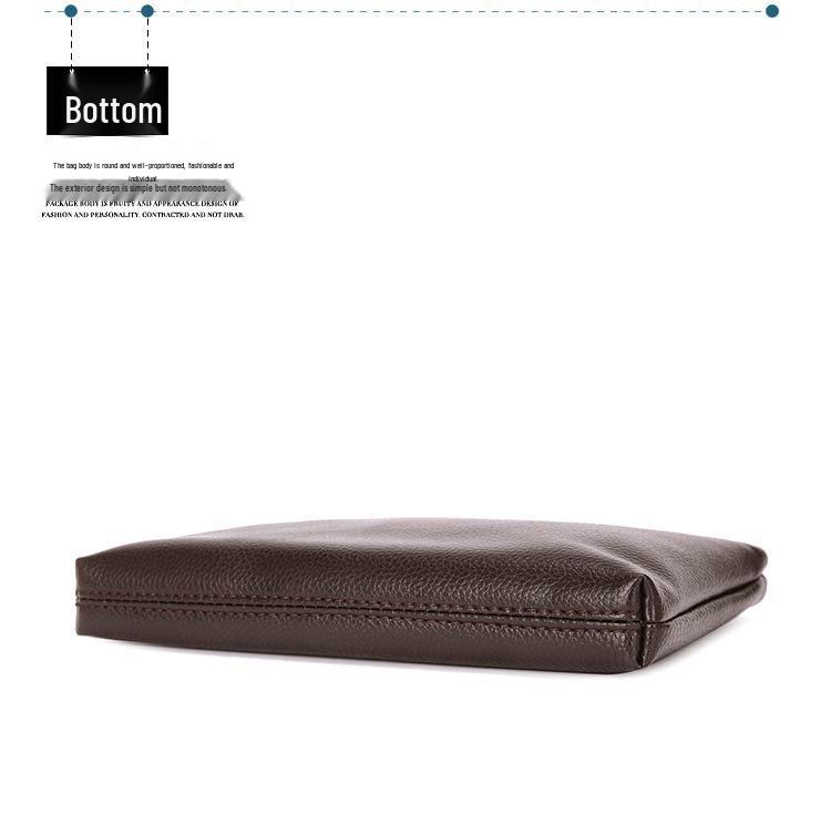 Lychee-Narben Leichtgewichtige Echtes Leder Lange Reißverschluss-Geldbörse-Clutch: Große Kapazität, Superweich, Einfache Handytasche