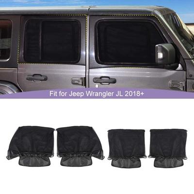 Car  Window Sunshade Mesh Insect Net Fit For Jeep Wrangler  JK JL JT Car Accessories