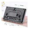 BTtime Table Clock, Radio Clock, Thermometer, Hygrometer, Alarm Clock, Wall Clock, Date/Day Display, Multifunctional, Nap, Tabletop Alarm Function