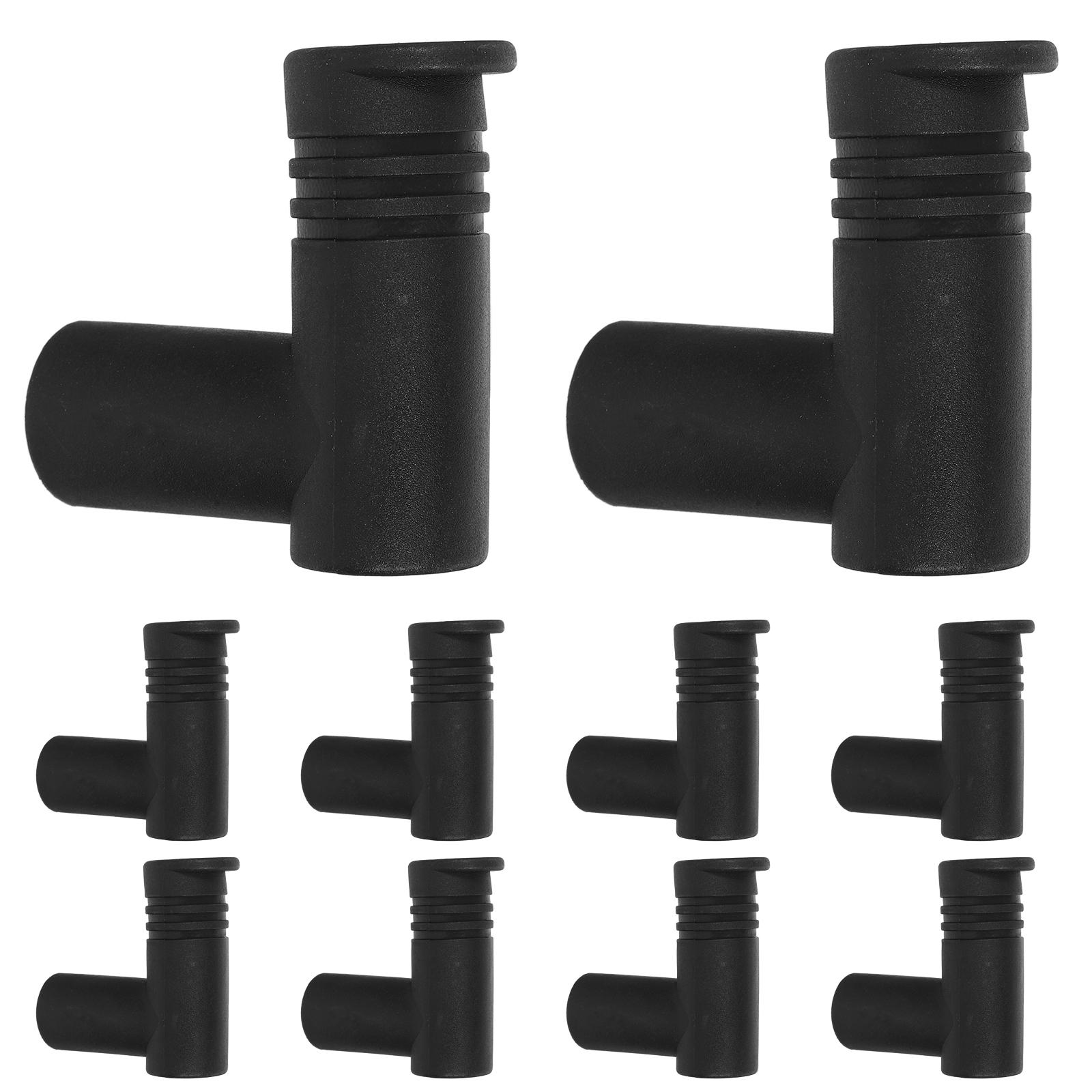 10 Pcs Hanger Connector Tube Sleeves Hollow Round Clothes Drying Rack Joints Accessories Stable Connection Wear Resistant other