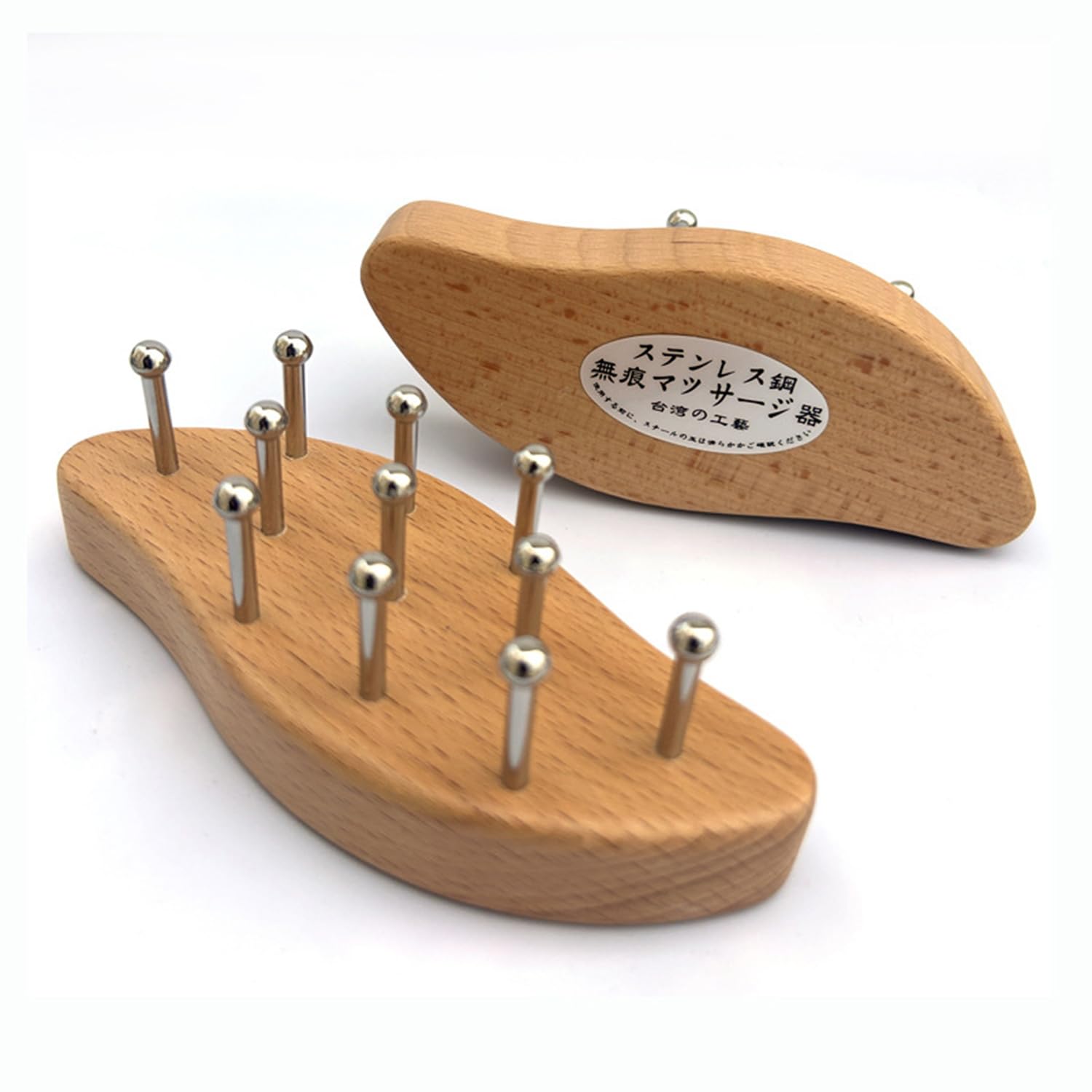 

Деревянный Гуа Ша из нержавеющей стали для тела и миофасциального массажа, премиальный массажер унисекс в форме гребня, S-образный, массаж, ноги, бедра, спина, расслабление,