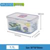LOCK&LOCK HPL815D Rectangular Plastic Lunch Box