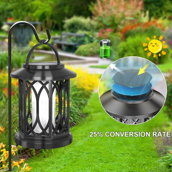 Solar Light Outdoor Garden Flame Lamp Automatic Charging Energy Saving IP65 Waterproof Simple