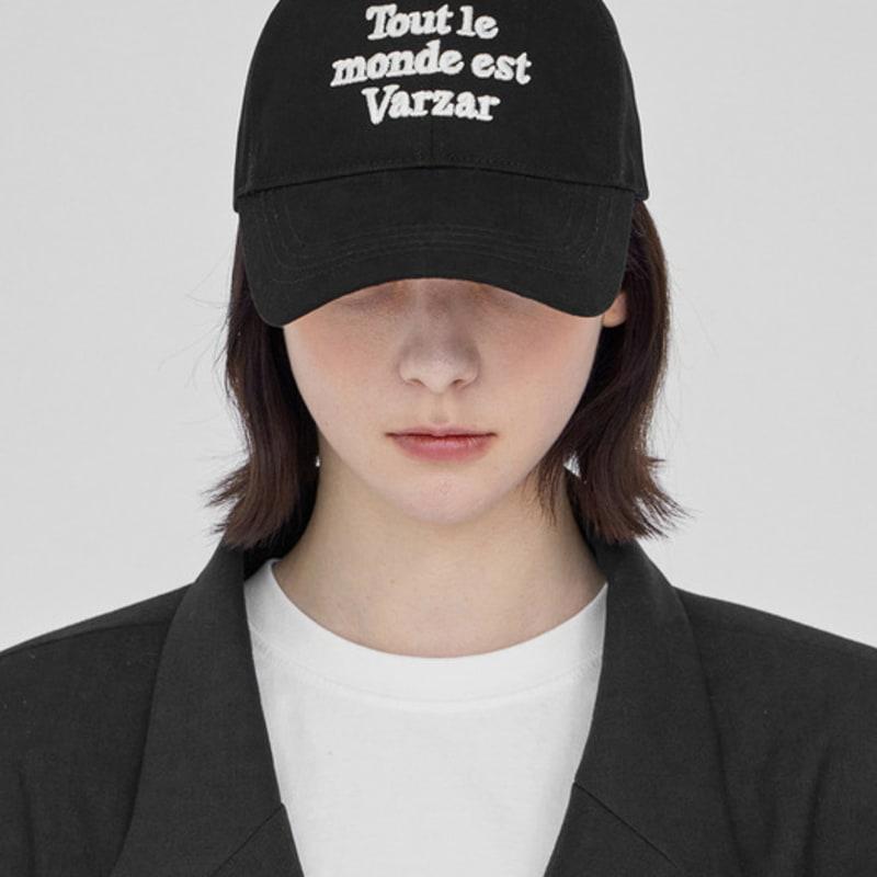 

VARZAR TMV Lettering Ball Cap [Twill Black] FREE