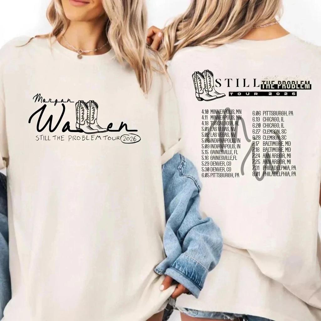 NEW! Morgan Wallen Still the Problem Tour 2026 T-T-Shirt, Size S-5XL