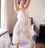Loradouphi Sexy Lingerie Babydoll with Floral Embroidered Lace and and 230101 Women's Ribbon, See-Through, T-Back Panties, Camisole, Nightgown,