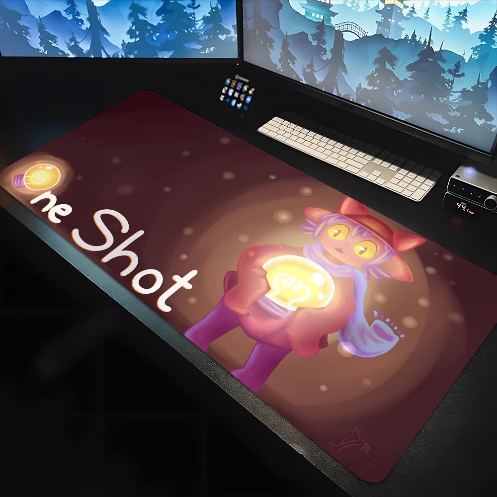 OneShot Mouse Pad large keyboard mouse desk pad non-slip dustproof rubber gaming mouse pad laptop carpet 600x300
