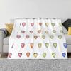 Preppy Hearts Soft Warm Blanket Sofa/Bed/Travel Love Gifts Color Rainbow Preppy Hearts Preppy Monkeys Girly Vsco Love