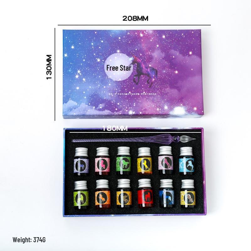 

Набор хрустальных ручек с градиентом «Звездное небо» - Подарок для студентов и бизнеса