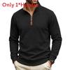 Winter Mens Hoodie With Zipper And Heavy Polyester Blend For Casual Outdoor Wear