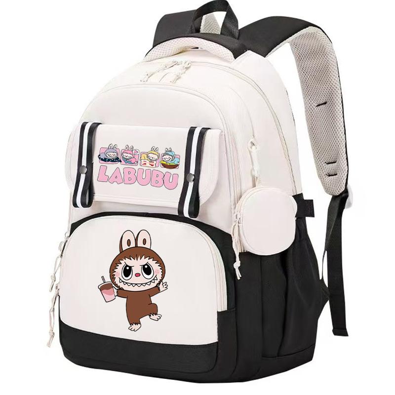 Cute Printed Backpack Teenager Student Shcoolbag Bookbag Knapsack Girl with Coin Purse Casual Bag Men Women Laptop Bag Mochila