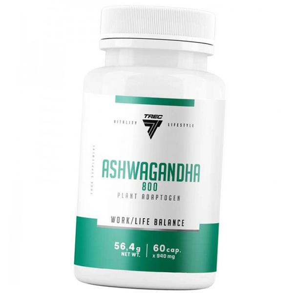 

Ашваганда Екстракт, Ashwagandha 800, Trec Nutrition (71101001) 60caps