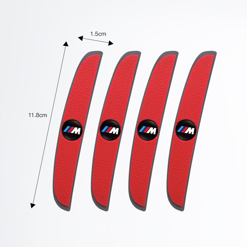 4Pcs Car Door Anticollision Strip Rubber Stickers Accessories For BMW G80 G06 G07 G42 G14 G15 G16 F82 F20 F21 F83 M2 M3 M4 M5 M8 W111