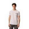 Calvin Klein Casual Commuting Letter Slim Fit Short Sleeve T-Shirt Men Tops Milk-White J322702