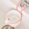 Sink Side Hanging Basket Set, 2 Piece Produce Wash Basket with Several Hole Hanger for Utensils, Cloths, and Home Cooking