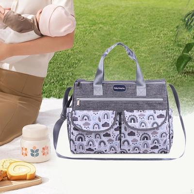 Changing Bag with Shoulder Strap And Multiple Exterior Pockets