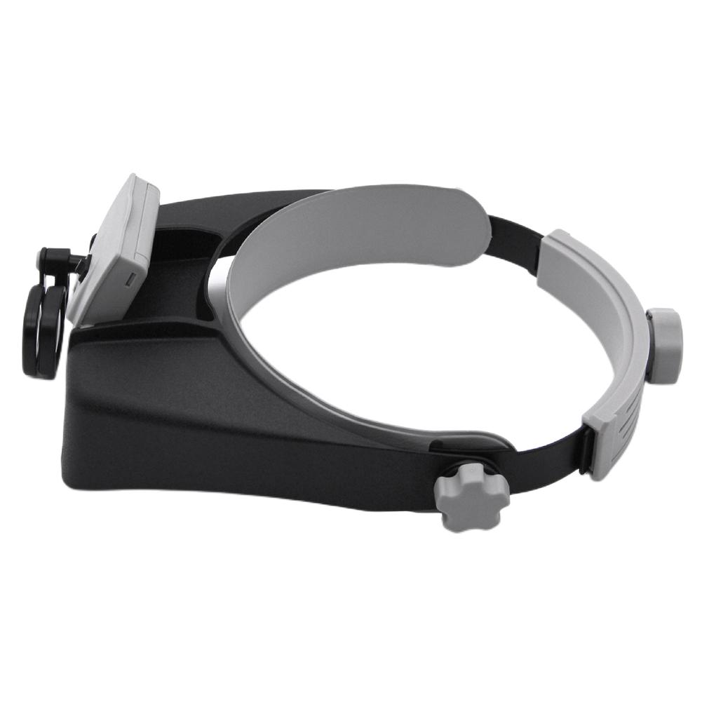 Head Mount Magnifier Glasses Adjustable Headband Helmet Magnifying Glass Multifunctional Hands Free Magnifier for Reading Repair
