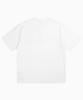 SAINTPAIN Sp Double Cross Heavyweight Henley Neck Short Sleeve Tee White