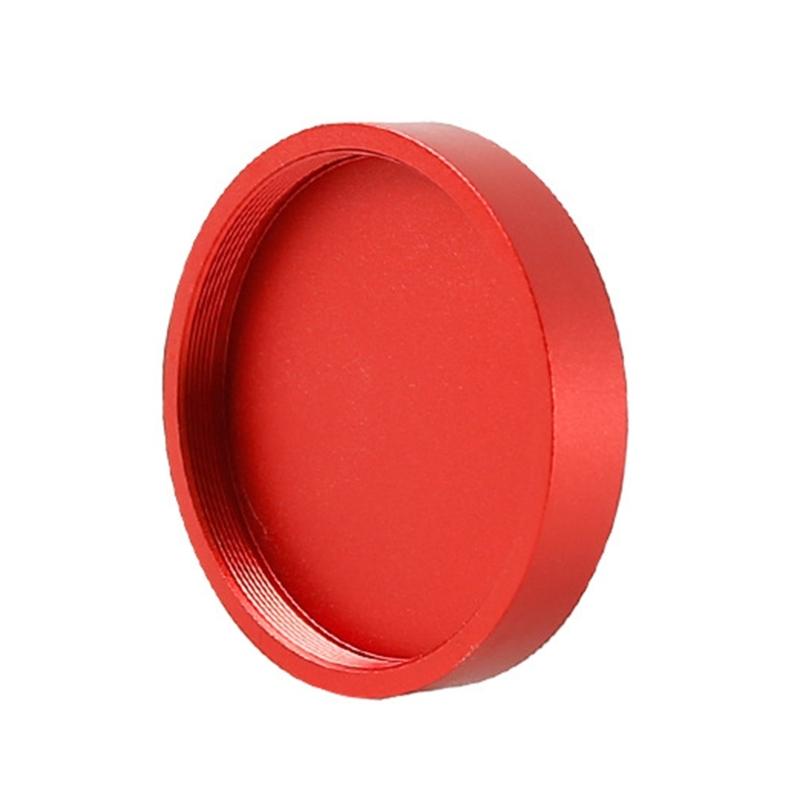 

High Strength Metal M54 Threaded Dustproof Cap Features Attached Lanyard for Camera Lens Protections in Outdoor Activity