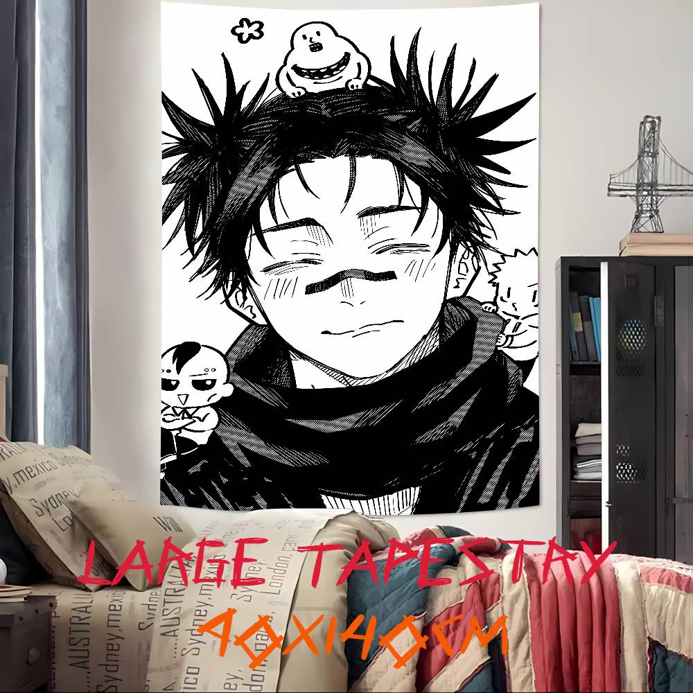 Popular Anime Cool Choso Tapestry Decoration Bedroom Dormitory Background Cloth Holiday Home Party Living Room Club Tapestry