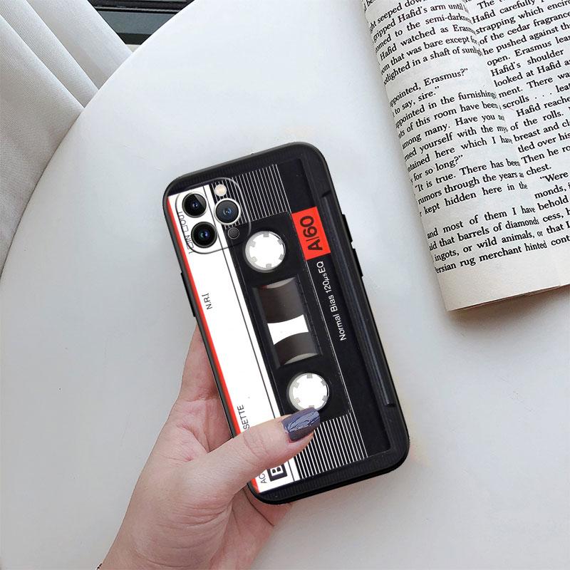 Cassette Vintage Tape Phone Case for Samsung Galaxy S20 S21 Ultra FE Plus A26 A30 A30S A31 A52 A42 A50 A50S