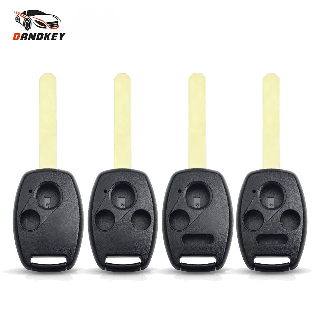 Replacement Key For Honda Accord Civic Crv Pilot Insight 2 2+1 3 3+1 4 Buttons Fob Auto Remote Car Key Shell Case Cover