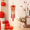 Chinese New Year Decorations 2026 Pendant With Tassels Decorative Festive Tree Ornaments For Living Room Hall Entryway Balcony