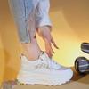 Soft-soled explosive heightening shoes women's autumn 2025 new explosive casual shoes breathable non-slip thick-soled sports shoes