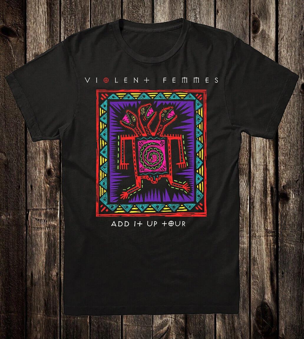 Retro Tee T Shirt Cotton 90 s Punk Rock Grunge Violent Femmes Add It Up Tour XL