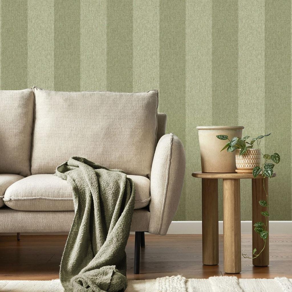 Crown Harris Stripe Wallpaper