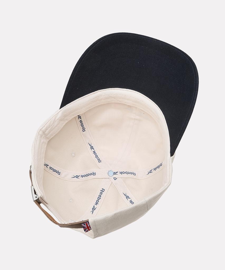 REEBOK Two-Tone Logo Ball Cap - Ivory:Navy