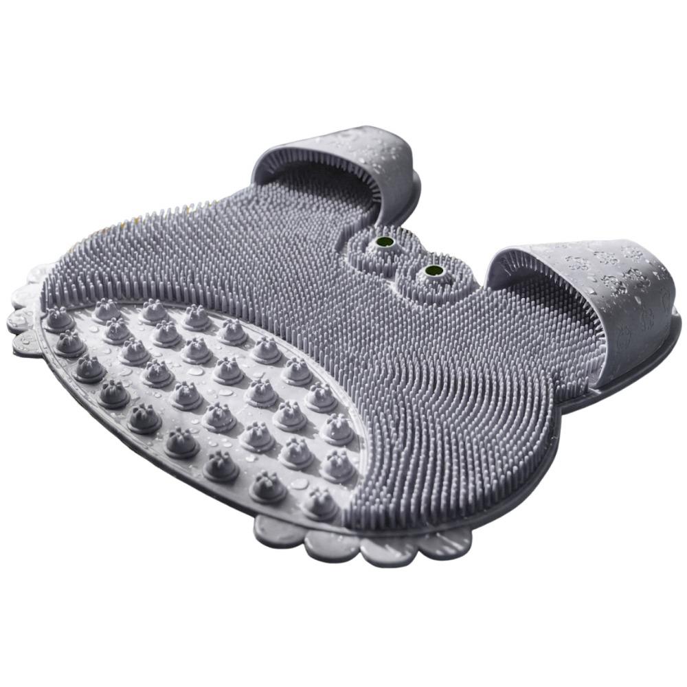 Crab Shape Shower Foot Scrubber Mat Cartoon Magnet Bead Massage Shower Pad Comfortable Creative Non-slip Bath Rug