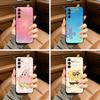 Comedy Animation- SpongeBob-S- SquarePants Phone Case For Samsung Galaxy A73,A71 A72,A70,A53,A52,A51,Soft Silicone Black Cover