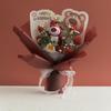 Hand-Knitted Rose Yarn Bouquet - Perfect Birthday or Festival Gift for Friends and Teachers