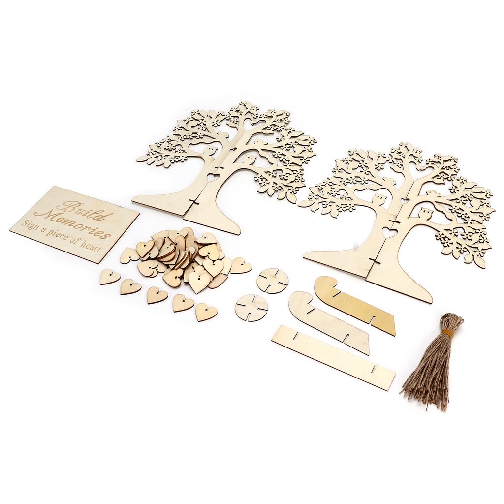 Wooden Ing Tree Crafts Hand Made Unique Lightweight Handicraft Decoration for Wedding Anniversaries