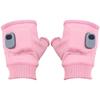 1Pair Thermal Electric Heated Gloves USB  Rechargeable Winter Warm Gloves Heating Gloves  Women/Men