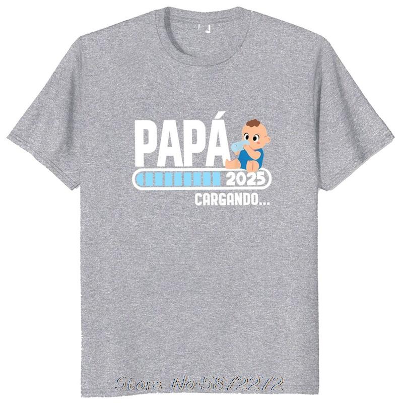 

Futuro Papa 2025 TShirt Retro Spanish Future Dad Father Day Birthday Gift Cotton T Shirt Oversized Unisex Tshirt Mens Clothing 4XL