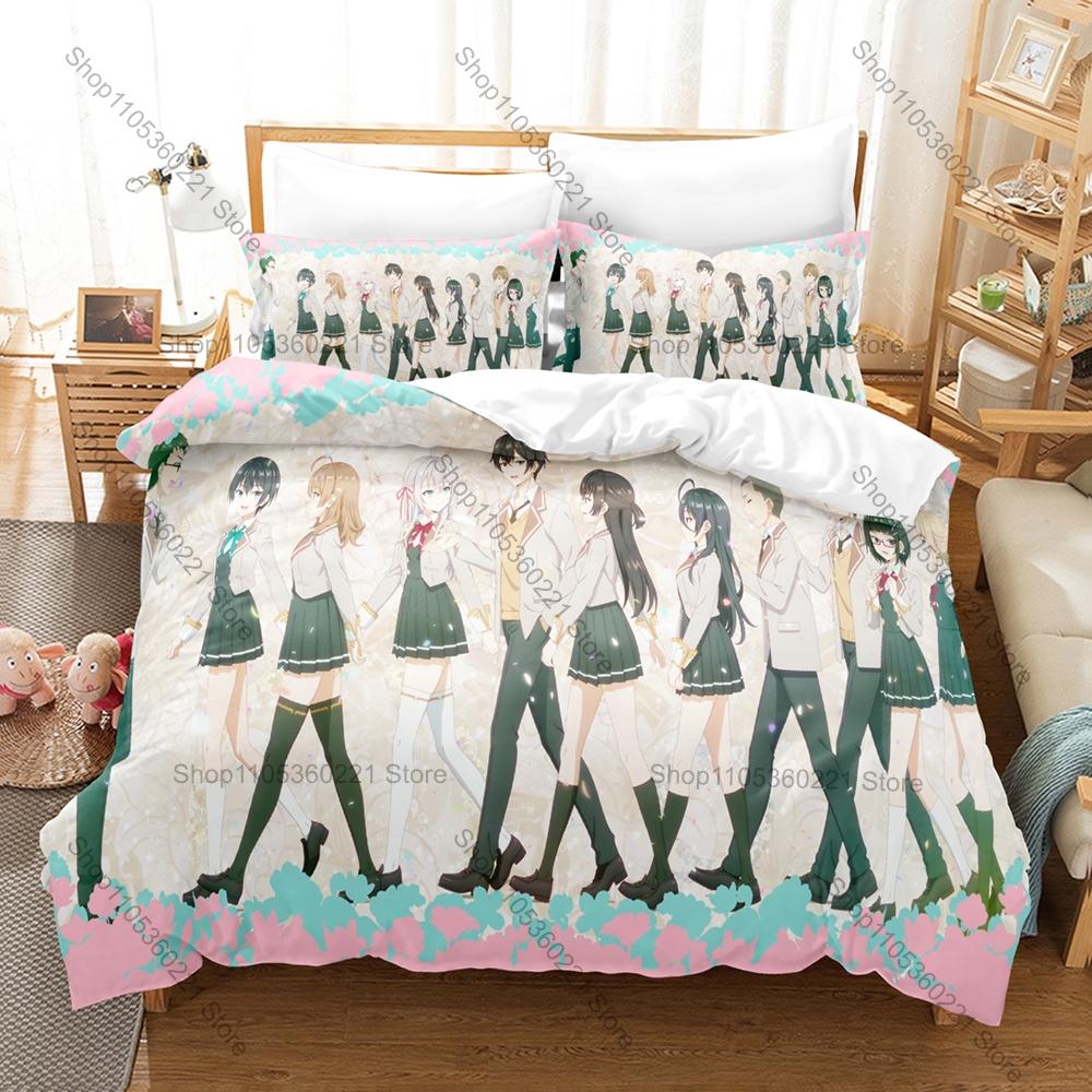 Cool Personality Alya Sometimes Hides Her Feelings in Russian Bedding Set New Soft Microfiber Anime Duvet Cover Pillowcase Home