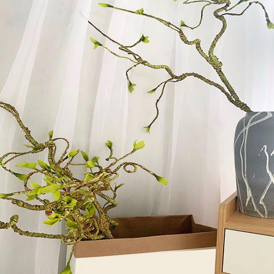 Artificial Flower No-Maintenance Long-Lasting Beauty Realistic Texture Flexible Branches Natural Zen Shape Fake Branch Home Decor