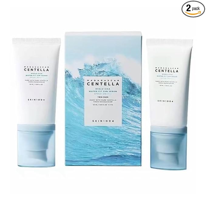 SKIN1004 Madagascar Centella Hyalu-Cica Water-Fit Sun Serum 50mL*2ea (Twin pack) 50mL*2ea (Twin pack)