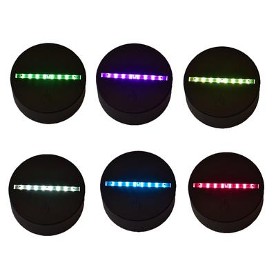 Usb Cable Touch Lamp Bases For 3D Led Night Light 7 Color Light Base Lamp Holder
