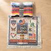 USA 250 Years Freedom Embroidery Kit with Preprinted Fabric Thread Needles and Pattern for Craft Projects