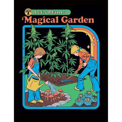 Let's Plant A Magical Garden Framed Poster