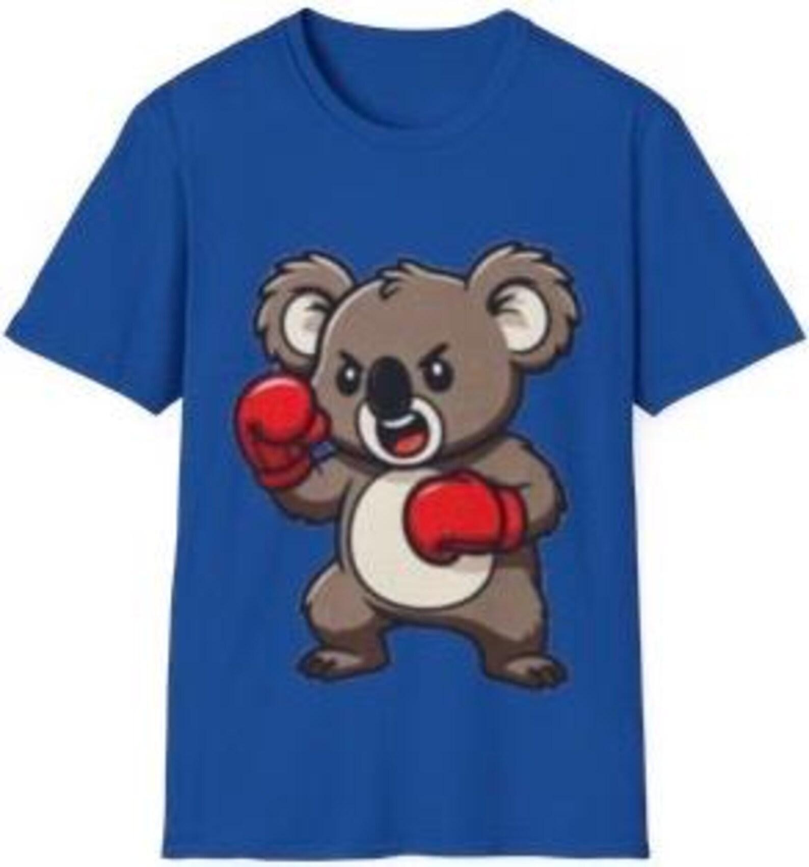 Boxing Koala Bear T-Shirt | Cute Fighter Character Tee Fast & Free Shipping USA 160