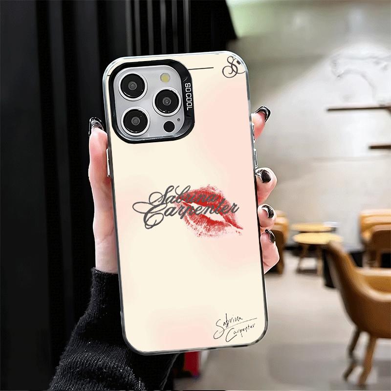 

CR66 S-Sabrina C-Carpenter Shockproof Phone Case for iPhone 17 Air 16 16E 15 Pro Max 14 Plus 13 Mini 12 Back Cover Anti Fall Fun iPhone 13 Pro Max