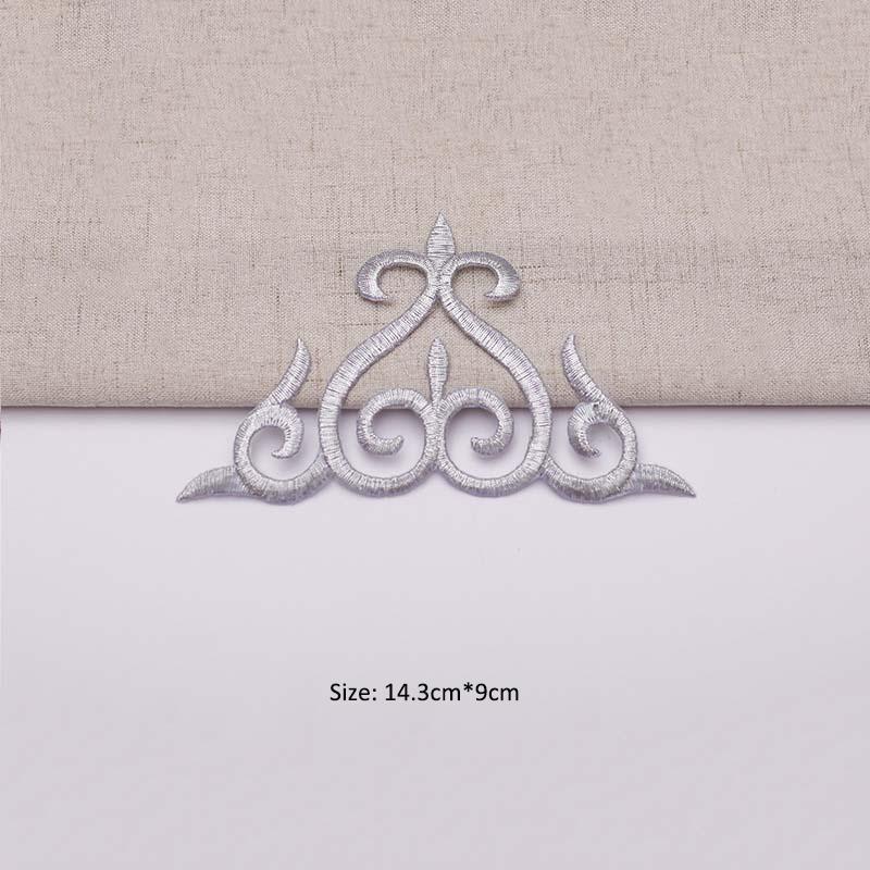 Diy Garment Decorative Hotfix Accessories Patch Sticker Embroidery Costume Dress Bag Hat Edge Embellished Iron-on Applique Patch