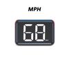 ZQKJ X1 Auto Digital Speedometer GPS HUD Gauges Head Up Display Car Universal Big Font Speed Meter Electronics Accessories